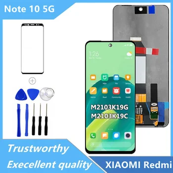 100% протестированный оригинальный ЖК-дисплей для Xiaomi Redmi Note 10 5G дисплей с сенсорным экраном в сборе для redmi note 10 5 г ЖК-дисплей