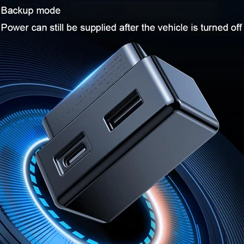 Для Tesla Model 3 Model Y 2022 2023 OBD Быстрое зарядное устройство USB и Type-C с двумя портами 48 Вт Комплект конверсионных штекеров Автомобильные аксессуары