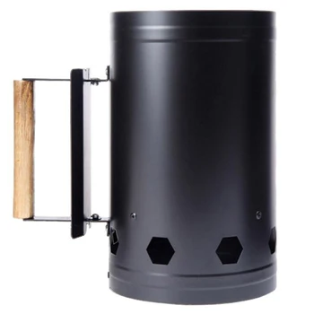 Инструменты для барбекю Бочки с зажиганием древесного угля Carbon Stove Зажигание Инструменты для барбекю на открытом воздухе Бамбуковый дымоход Стартер