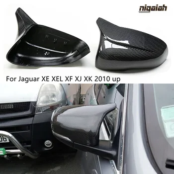 XJ Крышка зеркала заменяет для Jaguar XE XKR XF XK Карбоновая крышка бокового зеркала заднего вида 2011 2012 2013 2014 2015 2016 2017 2018 2019