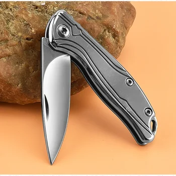 Креативный брелок EDC нож, титановый нож, походный складной нож для самообороны высокой твердости
