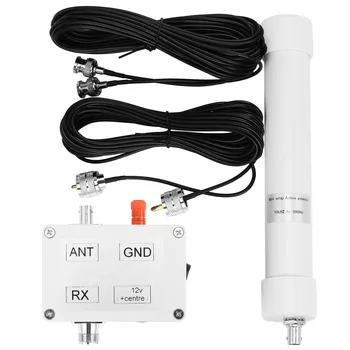 Активная антенна от 10 кГц до 30 МГц Мини-штырь HF НЧ VLF VHF SDR RX с портативным кабелем