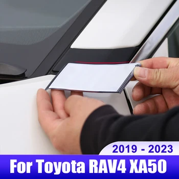 Для Toyota RAV4 XA50 2019 2020 2021 2022 2023 RAV 4 Гибридный автомобиль Передняя стойка Украсить крышку Автомобильный стайлинг Аксессуары для экстерьера