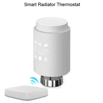 Мобильное приложение APP Регулятор температуры управления Tuya Zigbee Интеллектуальный радиатор Энергосберегающий клапан Умный радиаторный термостат