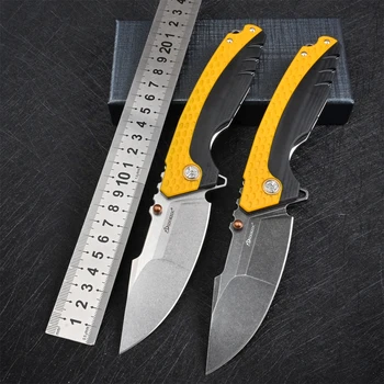 SDOKEDC Ножи VG10 Стальной складной нож для мужчин Ручка G10 Тактический карманный нож EDC для кемпинга на открытом воздухе Охота Выживание