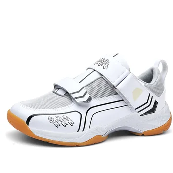 2023 Новая профессиональная обувь для настольного тенниса Мужская противоскользящая обувь для бадминтона Белый черный Легкая теннисная обувь Размеры 39-45