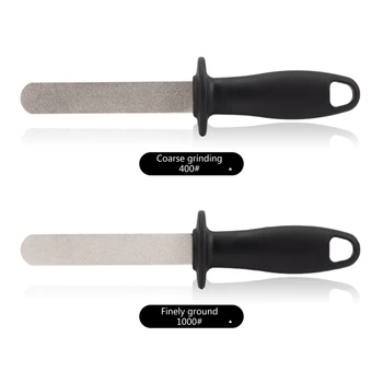 Портативный алмазный стержень для заточки ножей Стержень для заточки Профессиональный хонинговальный стержень для шеф-повара Бытовой нож Стальная противоскользящая ручка