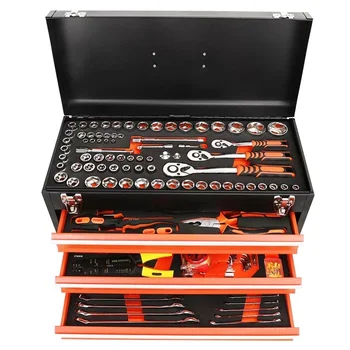 2024 Новый дизайн Полезный ящик для инструментов с наборами ручных инструментов для гаража Инструмент Роликовый шкаф Тележка Коробка Набор