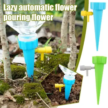 Автоматическое устройство для полива цветов Регулируемая капельница для ленивых людей Инструмент для автоматического полива для садоводства