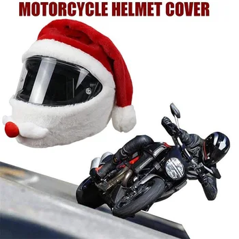 Мотоциклетный шлем Шапка Рождественская кепка Подарочная крышка Мотоцикл Забавный Сумасшедший Случай Авария Для Наружного Персонализированного Полных Шлемов Рождество
