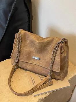 Женская легкая роскошная простая сумка через плечо сумка рюкзак в новейшем зимнем стиле