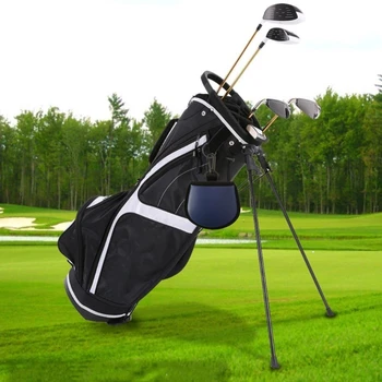 Очиститель мяча для гольфа, портативная шайба для мячей для гольфа Маленький гольф с пластиковыми зажимами Практичная моющаяся сумка для гольфа A2UF
