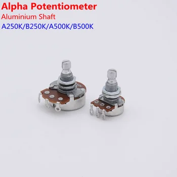 1 шт. альфа-потенциометр (POT) для электрогитары/бас-гитары A250K / B250K / A500K / B500K