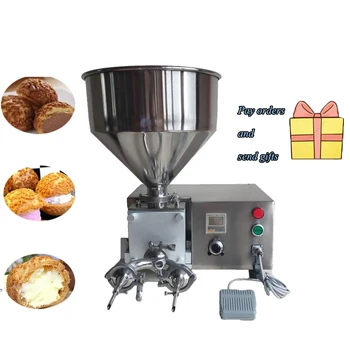  Полностью автоматическая коммерческая машина для розлива крема для кексов, макак, печенья и слоек