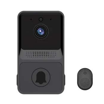 WIFI Беспроводная камера дверного звонка Умный домашний телефон Дверной звонок Безопасность Защита Видеодомофон 720P ИК ночного видения для квартир