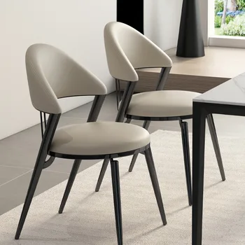 Обеденные стулья с современным дизайном Роскошный минималистичный офисный компьютер Высокая кухня Обеденные стулья Терраса Гостиная Cadeiras Домашняя мебель