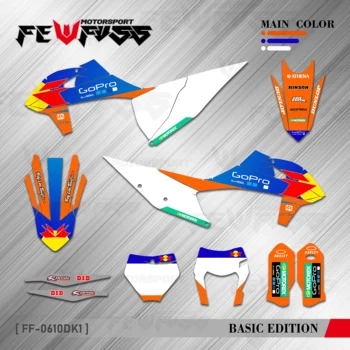FEWFUSS Графические наклейки Наклейки Фон Пользовательский Для KTM 125 250 350 450 500 525 SX SXF MX 2019 2020 EXC XCW XCF 2020