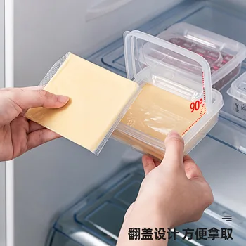 2 шт. Пластиковая коробка для хранения сыра для холодильника Контейнер для сыра для блока масла и ломтика сыра