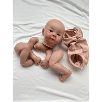 Blrags 19-дюймовые части куклы Reborn уже закончены Нарисованная Джульетта Милый ребенок 3D картина с видимыми венами Ткань Тело включено