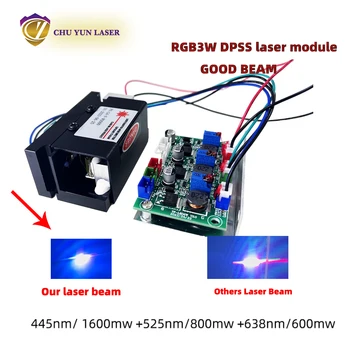  Бесплатная доставка DC12V rgb3w лазерный модуль для DIY-лазера rgb для деталей лазерного света