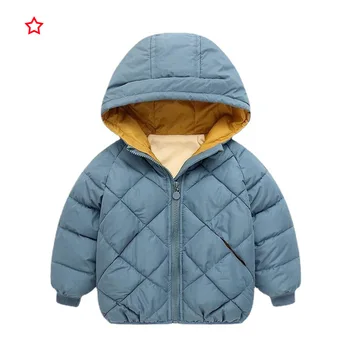 детская зимняя одежда из хлопка мужская и женская детская куртка с капюшоном han edition детская пуховая куртка с хлопковой подкладкой