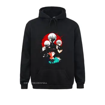 Толстовки Tokyo Ghoul Classic Art Ken Hoods Пуловер с капюшоном Горячая распродажа Хип-хоп Длинные рукава Мужские толстовки Пляж
