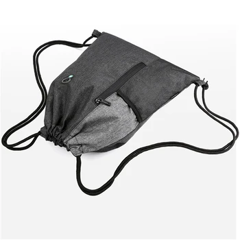  Складной рюкзак для бега и фитнеса Большой емкости Карман Сумка на шнурке Спортивный портативный рюкзак Аксессуары для активного отдыха
