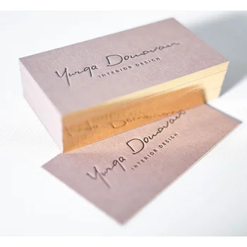 Индивидуальный продукт、Изготовленный на заказ роскошный тиснение Печать Художественная текстура Бумага Визитная карточка Матовые VIP-членские именные карточки