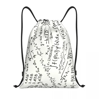 Математические формулы Рюкзак на шнурке Спортивная спортивная сумка для женщин Мужчины Компьютерщик Математика Физика Покупки Мешок