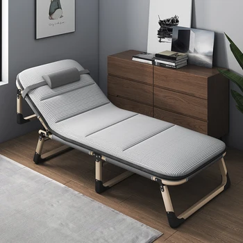 Раскладная кровать односпальная кровать сиеста сиеста эскорт кровать портативная многофункциональная походная кровать офисное кресло для отдыха