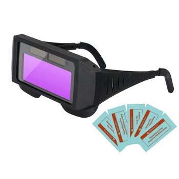 Solar Auto Darking LCD Сварочный шлем Очки Маска Очки Защитные очки Защита глаз Сварщик Колпак Очки Машина Паяльная маска