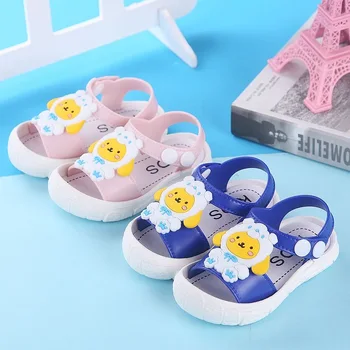 Детские сандалии мужская обувь для малышей женская нескользящая обувь на мягкой подошве 0-1-2 лет детские сандалии