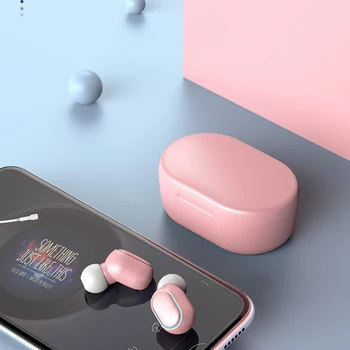 Мини Портативный Белый Bluetooth 5.0 Сенсорный Громкая Связь Наушники Для Вызова Умные Стерео Музыкальные Игровые Наушники Высокой Четкости