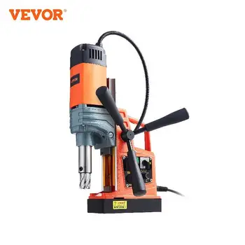 VEVOR Mag Drill Press 1300 Вт Магнитная дрель 700PRM 10-скоростной электрический сверлильный станок для металлических поверхностей и обустройства дома