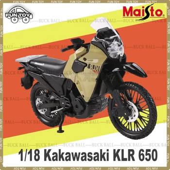 Maisto Kakawasaki KLR 650 Мотоцикл в масштабе 1/18 Kakawasaki Alloy Литые модели автомобилей Colelctble Мотоцикл Декор Модели Авто Игрушки