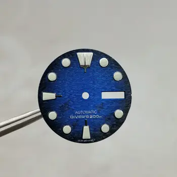 Nh35 манта изготовленный на заказ циферблат часов 28,5 мм Автоматические механические часы аксессуары для дайвинга 200 метров