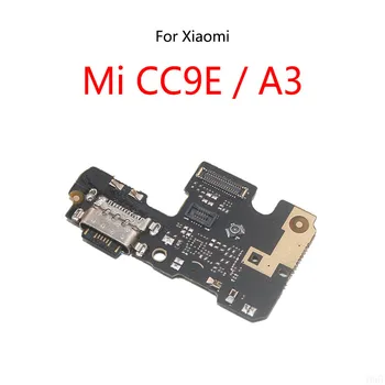 10 шт./лот для Xiaomi Mi CC9E / Mi A3 USB Зарядка Док-станция Порт Разъем Разъем Разъем Гибкий кабель Зарядная плата Модуль