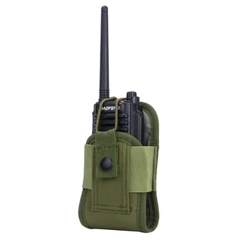  Tactical Molle Radio Walkie Talkie Pouch Waist Bag Holder Pocket Портативная кобура для домофона Сумка для переноски для охоты и кемпинга