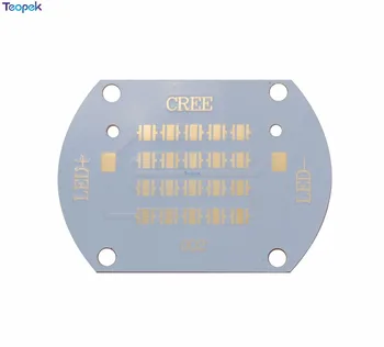 LED Cooper PCB Board Светодиодный радиатор Тепловое разделение Светодиодная лампа Lase для 10 шт. 20шт 3535 Cree XPE XTE XPG LED DIY