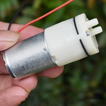 Micro 370 Вакуумный насос постоянного тока 5 В 6 В воздушно-кислородный насос Электрический мембранный насос Молокоотсос Насос отрицательного давления USB Насос для откачки