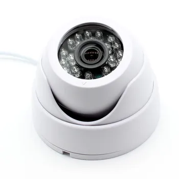 пластиковый белый купол черный HD 1080p 4в1 AHD TVI CVI CVBS 1920 * 1080 2 мп камера видеонаблюдения безопасность ИК-цвет 24 светодиода ночного видения