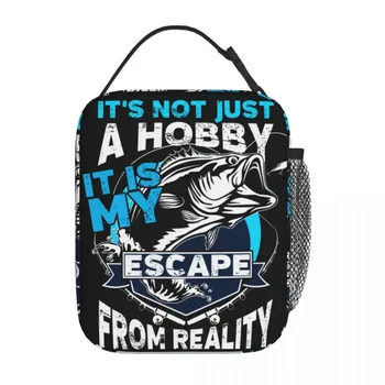 Энтузиасты рыбалки Термоизолированная сумка для ланча School Fish Sport Многоразовая сумка для термохолодильника