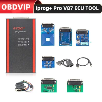 2023 IPROG Pro V87 Профессиональный программатор ЭБУ Поддержка IMMO / KM / Радио / Сброс подушек безопасности Приборная панель Километр VS Carprog DIGIPROG 3
