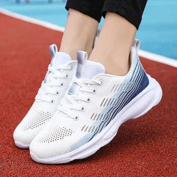Женская летняя спортивная обувь для отдыха Модная на открытом воздухе Комфорт Противоскользящая беговая теннисная обувь Кроссовки для женщин Tenis De Mujer
