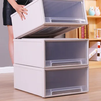  Оптовый прозрачный ящик для хранения с выдвижным ящиком для организации гардероба