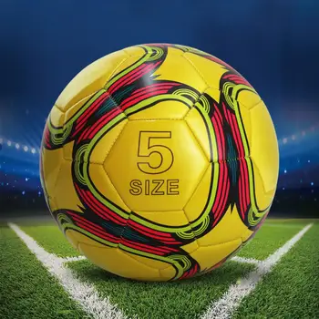 Футбол для соревнований Официальный размер 3/5 Водонепроницаемый футбольный мяч из ПВХ для детей Профессиональная игра Футбол для тренировок