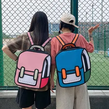 Oxford Тканевые сумки Девочки Мальчики Jump Style 3D Рюкзак-10 упаковок